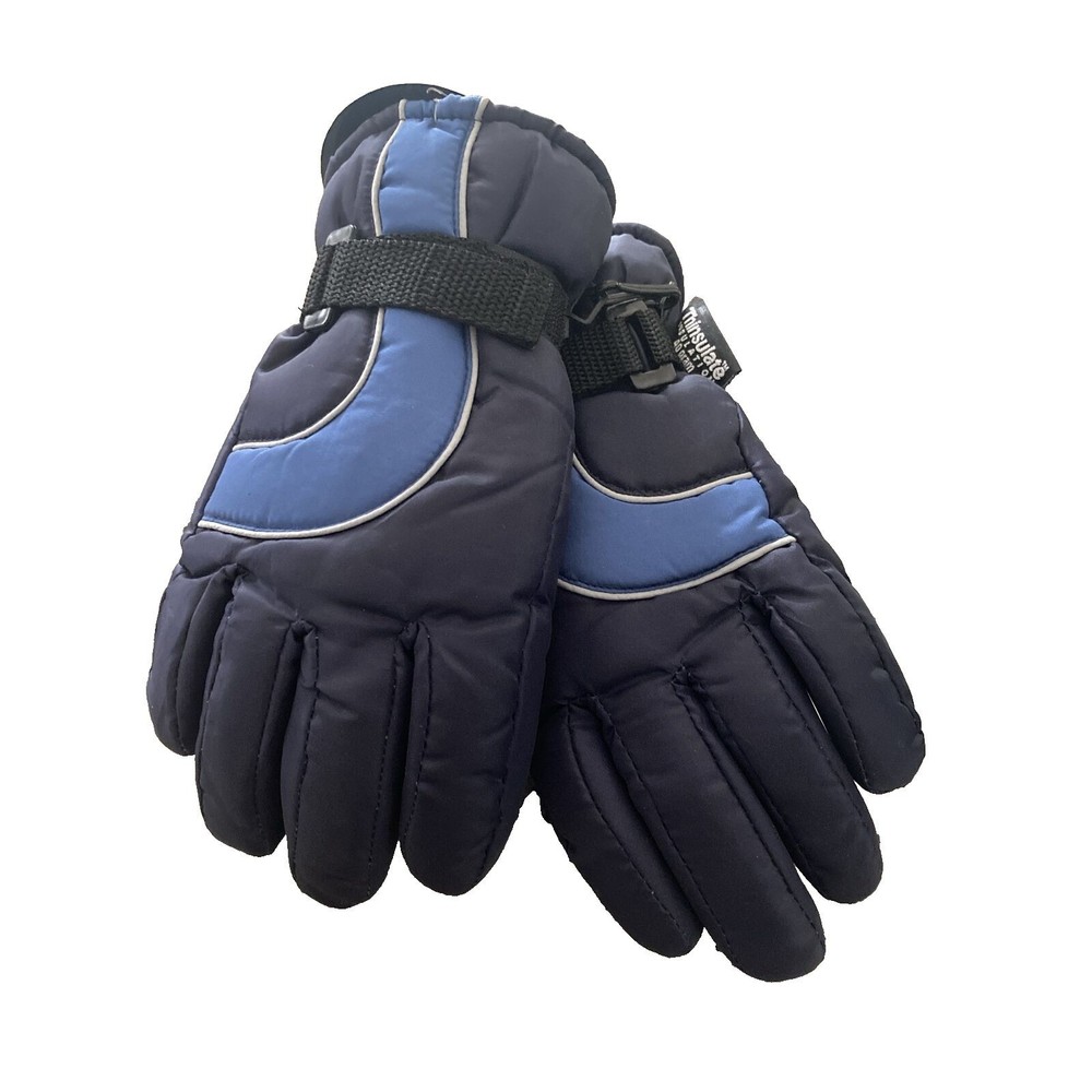 Boys 3M Thinsulate Gloves Size 14-16 Blue GoldMedal 40 Gram Insulation NWT